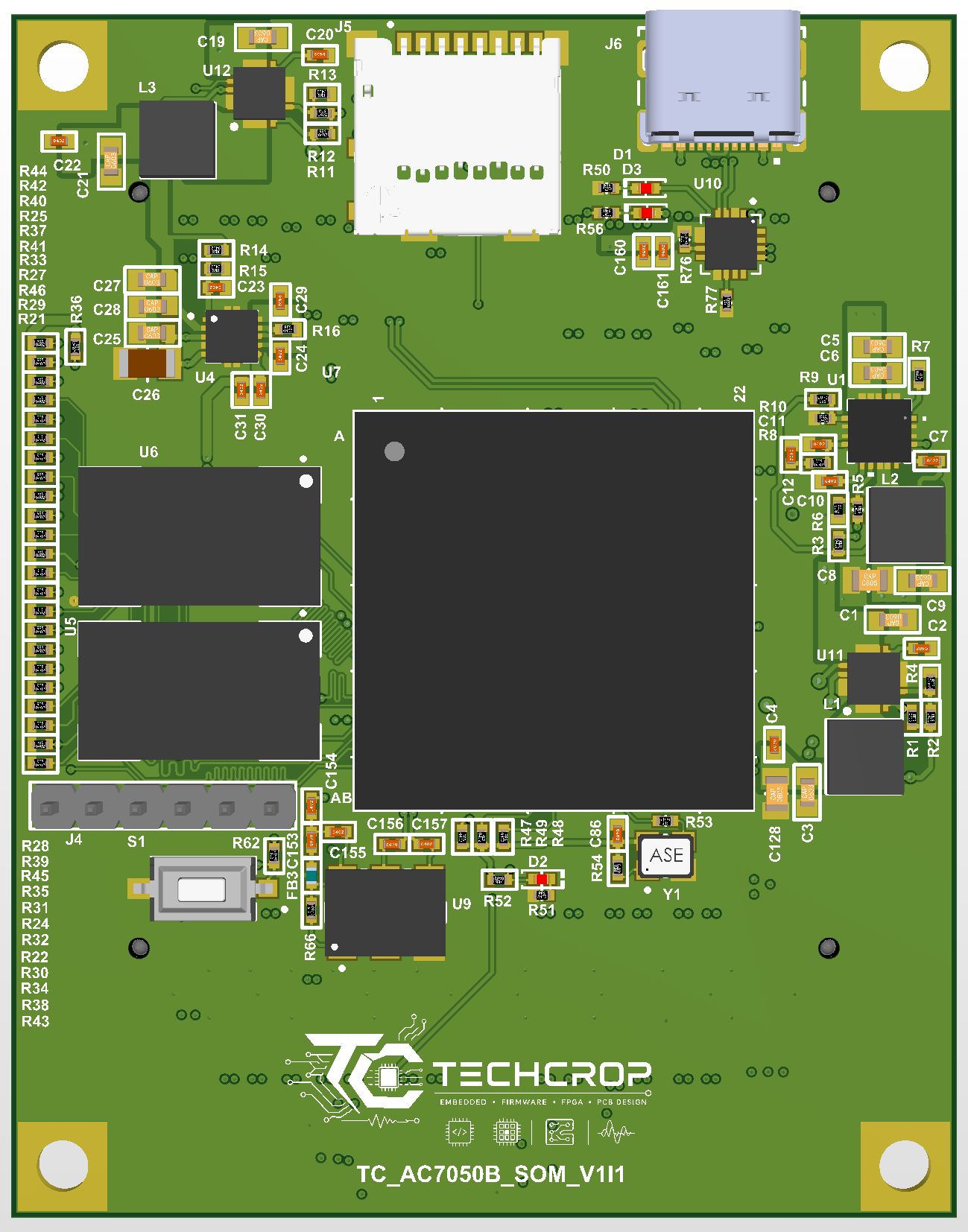 High-Speed SOM Carrier Board
